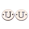 Unfinished Natural Poplar Wood Links Connectors WOOD-S045-140B-01U-2