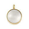 Ion Plating(IP) 304 Stainless Stee Locket Pendants STAS-S132-15G-04-1