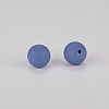 Round Silicone Focal Beads SI-JX0046A-49-2