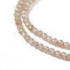Cubic Zirconia Beads Strands G-F596-48F-2mm-3