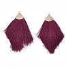 Polyester Tassel Big Pendant Decorations FIND-T042-10-1
