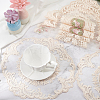 6Pcs 3 Style Polyester Embroidery Table Mats AJEW-GF0004-86-5