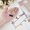 Alloy Enamel Pendant Decorations HJEW-OC00347-3