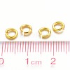 Golden Color Brass Open Jump Rings X-JRC5MM-G-3