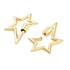 Rack Plating Brass Screw Clasps KK-NH0001-08G-2