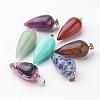 Natural & Synthetic Mixed Stone Pendants G-A167-18-1