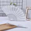Plastic & Lace Folding Fan AJEW-WH0709-241A-3