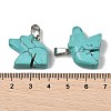 Synthetic Turquoise Pendants G-B127-02P-07-4