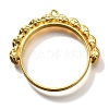 Alloy Open Back Bezel Pendants PALLOY-I223-12G-1