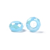 Imitation Jade Glass European Beads GPDL-N005-B14mm-A03-2