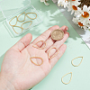 10Pcs 201 Stainless Steel Linking Rings STAS-UN0058-75-2