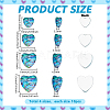 40Pcs 4 Styles Lampwork Cabochons LAMP-PH0001-43B-2