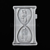 Valentine's Day Couple Sand Glass Shape Display Decoration DIY Silicone Statue Mold DIY-K072-03-4