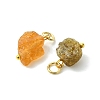 Raw Rough Natural Tourmaline Pendants PALLOY-JF05842-2