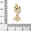Brass Micro Pave Cubic Zirconia Pendants KK-K375-27G-23-3