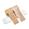 100Pcs Cardboard Jewelry Display Cards for Keychain CDIS-PH0001-59B-1