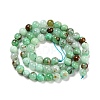 Natural Chrysoprase Beads Strands G-P503-8MM-03-3