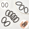 10Pcs Zinc Alloy Spring Gate Rings FIND-SP0004-31B-5