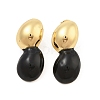 PVD Vacuum Plating Golden 304 Stainless Steel Stud Earrings for Women EJEW-Z068-11G-2