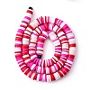 Handmade Polymer Clay Beads Strands CLAY-R089-6mm-T02B-10-7