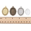 DIY Blank Oval Dome Pendant Making Kit DIY-FS0005-20-5