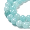 Natural Dyed White Jade Beads Strands G-M402-C03-11-3