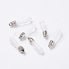 Natural Quartz Crystal Pointed Pendants X-G-P309-06-1