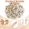 400Pcs 4 Styles CCB Plastic Beads CCB-YW0001-81-5