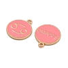 Alloy Enamel Pendants ENAM-XCP0001-45B-02-2