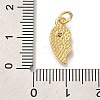 Rack Plating Brass Micro Pave Cubic Zirconia Pendants KK-I720-71G-03A-3