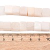 Natural Selenite Beads Strands G-B155-C08-8x8mm-5