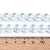 Baking Paint Transparent Glass Beads Strands DGLA-N021-01B-01-4