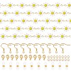 SUNNYCLUE Daisy Flower Chain Bracelet & Necklace & Tassel Earrings & Eyeglass Chains Making Kit DIY-SC0021-73-1