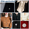 4Pcs 2 Styles 1-Hole Alloy Shank Button BUTT-PH0001-23-6