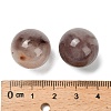 Natural Violet Strawberry Quartz Sphere Beads G-G290-07B-3