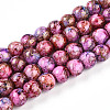 Baking Paint Glass Beads X1-DGLA-N003-8mm-B03-1