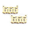 201 Stainless Steel Pendant Links STAS-S110-115G-06-1