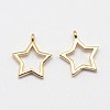 Star Grade AAA Brass Charms KK-O093-01-NR-1