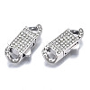 304 Stainless Steel Box Clasps STAS-N087-35A-01P-1