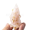 Resin with Natural Rose Quartz Sculpture Display Decorations PW-WG71409-01-1