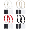 ANATTASOUL 4 Sets 4 Colors Elastic Polyester Shoelace Bands FIND-AN0001-04-1