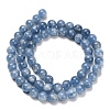 Natural Kyanite Beads Strands G-C259-B01-6mm-01-4