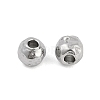Anti-Tarnish Textured 316 Surgical Stainless Steel Beads STAS-M106-01C-P-3