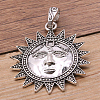 Tibetan Style Alloy Pendants FIND-H019-04AS-1