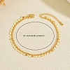 Brass Heart Tassel Anklets for Women HT1275-2