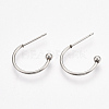 304 Stainless Steel Stud Earrings STAS-T047-20-1