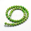 Synthetic Imperial Jasper Beads Strands G-I199-35-8mm-C-2