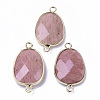 Natural Rhodochrosite Links Connectors G-R472-01J-1