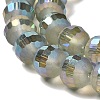 Electroplate Glass Beads Strands EGLA-Z001-03A-FR01-3