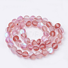 Synthetic Moonstone Beads Strands G-S283-8mm-12-2
